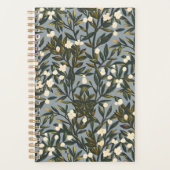 Floral pattern on  dusty blue-gray background planer (Vorderseite)
