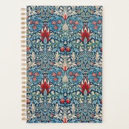 Floral pattern on green leaves blue background planer