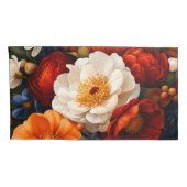 Floral Pattern Pair King Kissenbezug (Rückseite-Rechts)