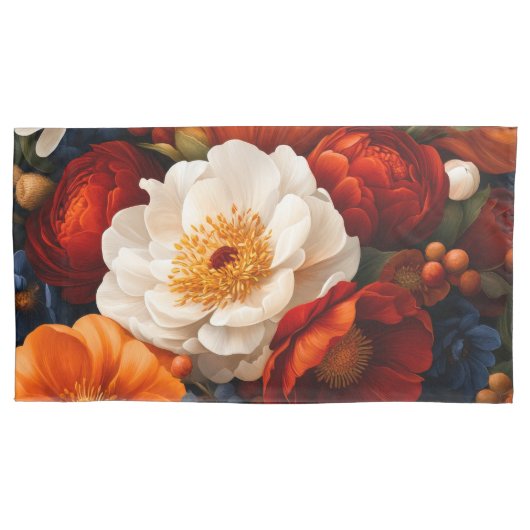 Floral Pattern Single King Kissenbezug (Vorderseite)