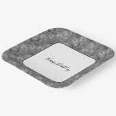 Floral Pattern Square Pappteller (Gewinkelt)