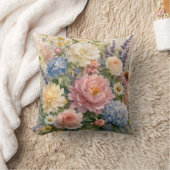 Floral Pattern Throw Pillow Cover Kissen (Decke)