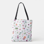 Floral Pattern Tote Bag - Stilvolle Tasche des All (Rückseite)
