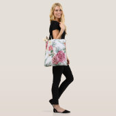Floral Pattern Tote Bag Tasche (Am Model)