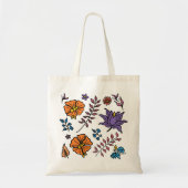 Floral Pattern Tote Bag Tragetasche (Vorne)