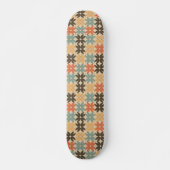 Floral Pattern - Vintage Blossom Skateboard (Vorne)