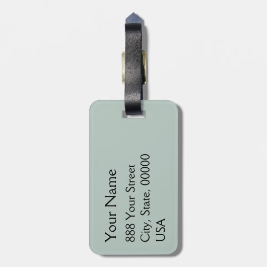 Floral Pattern von William Morris - Gepäckmarke Gepäckanhänger (Rückseite vertikal)