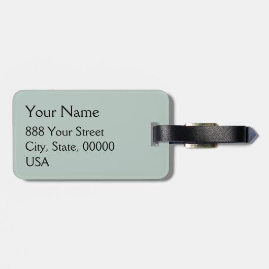 Floral Pattern von William Morris - Gepäckmarke Gepäckanhänger (Rückseite horizontal)