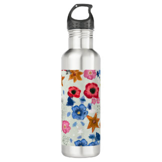 Floral Pattern Wasserflasche Edelstahlflasche