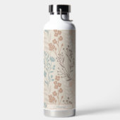 Floral Pattern Wasserflasche Trinkflasche (links)