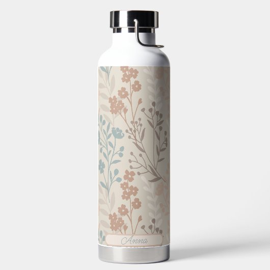 Floral Pattern Wasserflasche Trinkflasche (links)