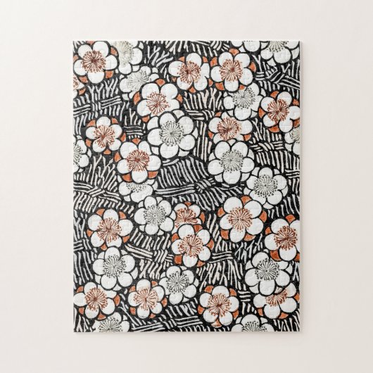 Floral pattern Watanabe Seitei Puzzle (Vertikal)