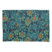 Floral Pattern William Morris Red Yellow Blue Gree Kissenbezug (Vorderseite-Links)