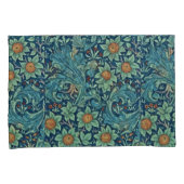 Floral Pattern William Morris Red Yellow Blue Gree Kissenbezug (Vorderseite-Rechts)