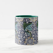 Floral Pattern - William Morris Zweifarbige Tasse (Mittel)