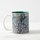 Floral Pattern - William Morris Zweifarbige Tasse (Links)