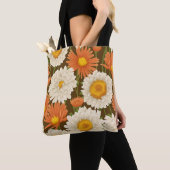 Floral pattern with white and orange flowers tasche (Von Nahem)
