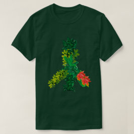 Floral Peace Sign T - Shirt