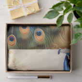 Floral Peacock Decoupage Seidenpapier (Geschenk)
