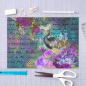 Floral Peacock Seidenpapier (Handwerk)