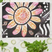 Floral Pearls AI Art Kitchen Handtücher (Gefaltet)