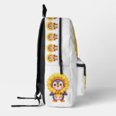 Floral Penguin Delight Bedruckter Rucksack (Links)