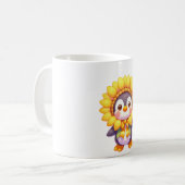 Floral Penguin Delight Kaffeetasse (Vorderseite Links)
