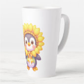 Floral Penguin Delight Milchtasse (Rechte Ecke)