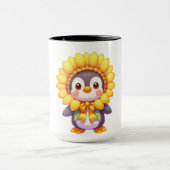 Floral Penguin Delight Tasse (Zentrum)