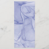 Floral Peony Wreath Taufe Christening Menükarte (Rückseite)