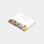 Floral Personal Notes Post-it Klebezettel (angewinkelt)