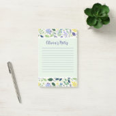 Floral Personal Notes Post-it Klebezettel (Büro)