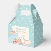 Floral Personalisiert Bridal Tea Polka dot Geschenkschachtel (Vorderseite)