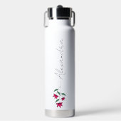 Floral Personalisiert Trinkflasche (Vorderseite)