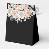 Floral Personalized Birthday Favor Box Geschenkschachtel (Rückseite)