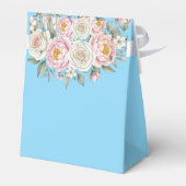 Floral Personalized Birthday Favor Box Geschenkschachtel (Rückseite)