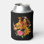 Floral Phoenix steigt aus der fantasievollen Asche Dosenkühler (Kanne Vorderseite)