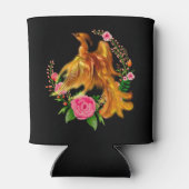 Floral Phoenix steigt aus der fantasievollen Asche Dosenkühler (Rückseite)