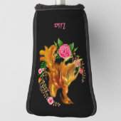 Floral Phoenix steigt aus der fantasievollen Asche Golf Headcover (Rotieren 90)