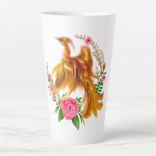Floral Phoenix steigt aus der fantasievollen Asche Milchtasse