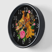 Floral Phoenix steigt aus der fantasievollen Asche Uhr (Winkel)