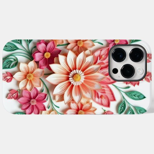 floral phone case (Rückseite (Horizontal))