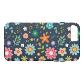 Floral Phone Case iPhone 8 Plus Schutzfall (Rückseite (Horizontal))