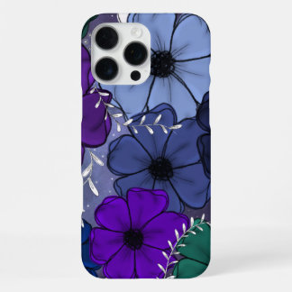 Floral Phone Case iPhone 16 Pro Max Hülle