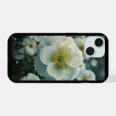 Floral Phone Case - Stilvolle Blume Telefonabdecku iPhone 15 Hülle (Rückseite (Horizontal))