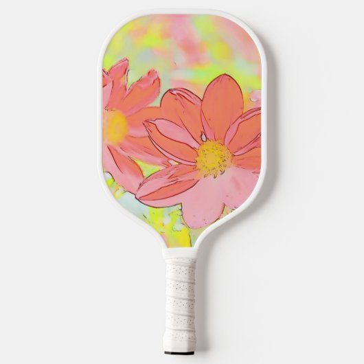 Floral Pickleball Paddle (Rückseite)