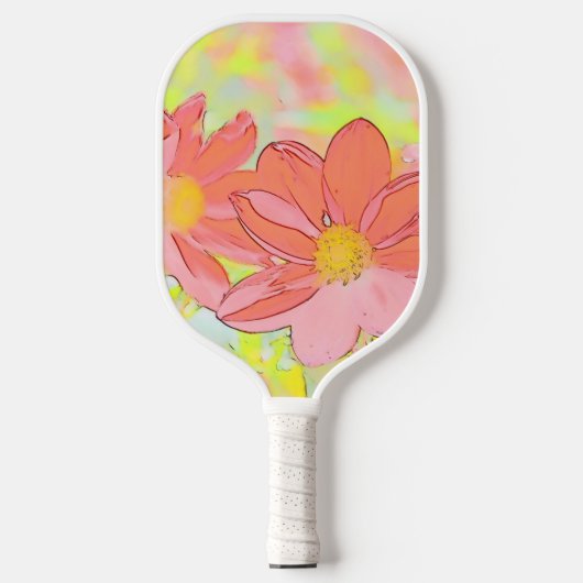 Floral Pickleball Paddle (Vorderseite)