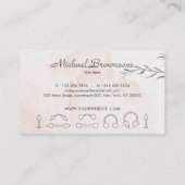 Floral Piercing Specialist Visitenkarte (Rückseite)