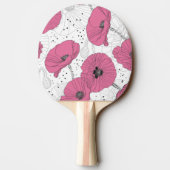 Floral Ping Pong Paddle Tischtennis Schläger (Rückseite)