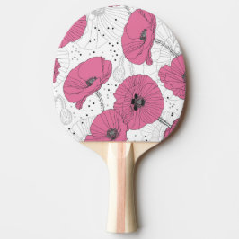 Floral Ping Pong Paddle Tischtennis Schläger
